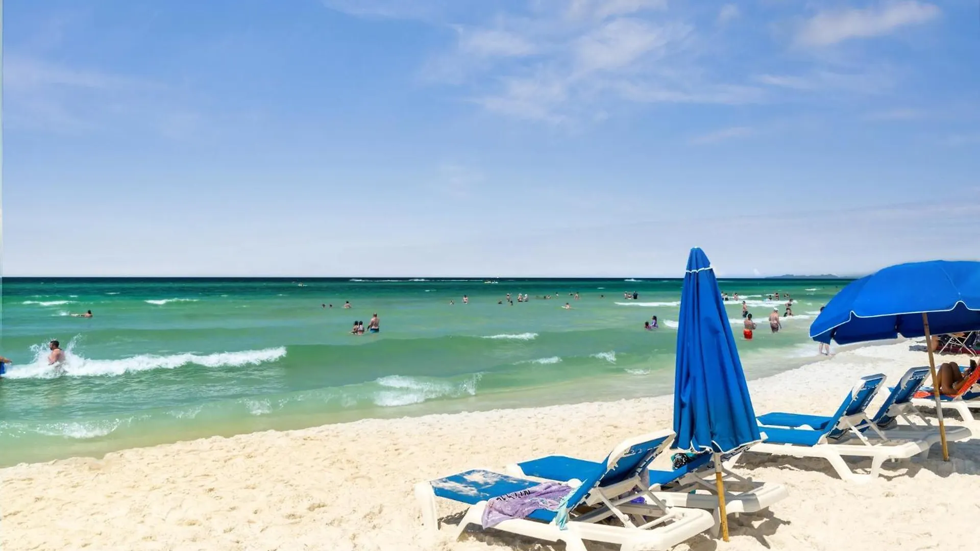 Lägenhet Sunbird Resort! Direct Beachfront Condo! Free Beach Chairs! By Dolce Vita Getaways Pcb Panama City Beach
